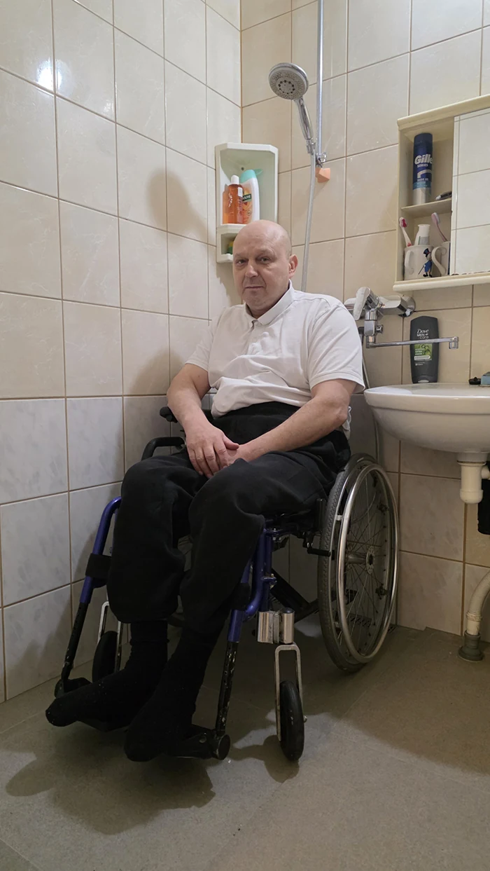 Kaido Kangro oma vannitoas